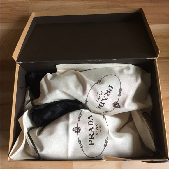 Prada Suede Cross Strap Platform Slides - Picture 11 of 12